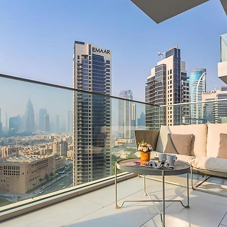 Luxury Studios With Burj Khalifa Or Canal View In Downtown - Marquise Square Tower Дубай Экстерьер фото