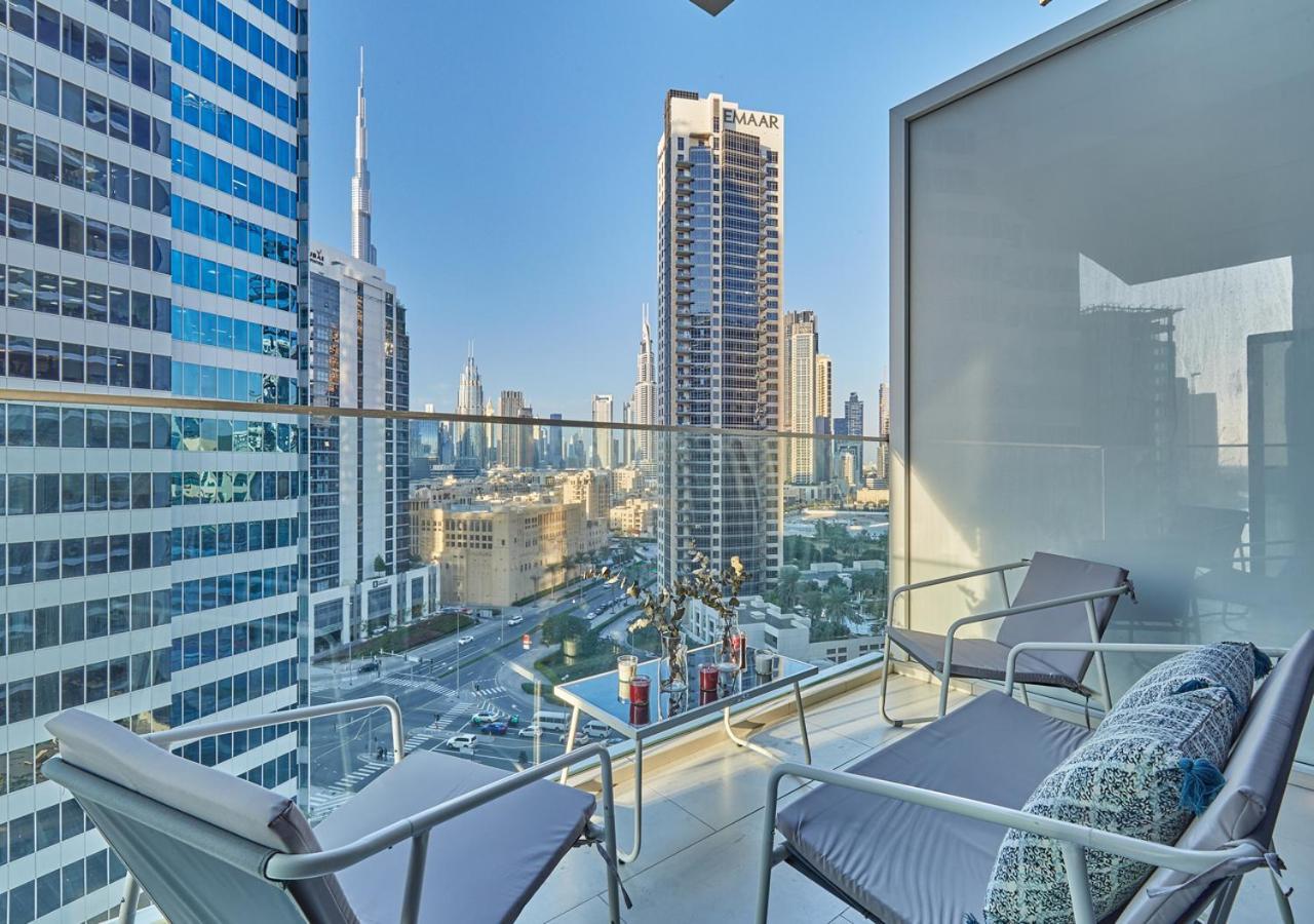 Luxury Studios With Burj Khalifa Or Canal View In Downtown - Marquise Square Tower Дубай Экстерьер фото